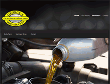 Tablet Screenshot of georgesbodyshop.biz